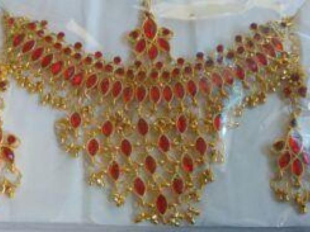 Red Necklace Set 9 - 1