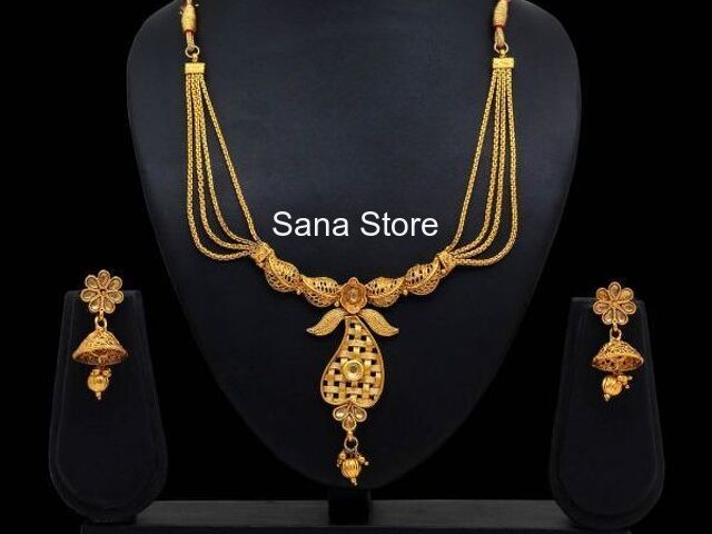 Gold Necklace Set 16 - 1