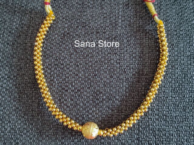 Girl Necklace Gold Fancy - 1