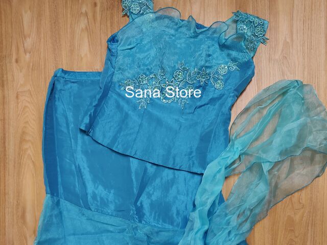 Lehenga Set Light Blue - 1