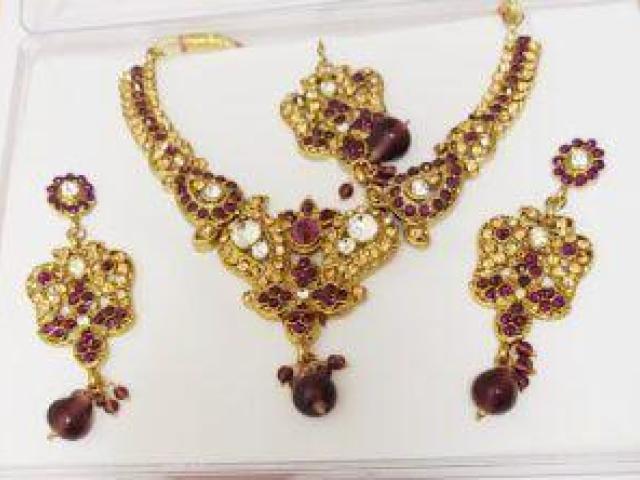 Purple 6 Necklace Set - 1