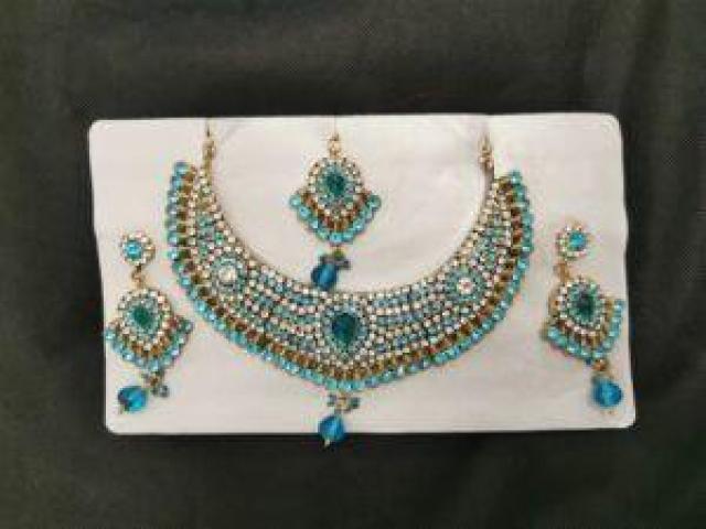 Blue 9 Necklace Set - 1