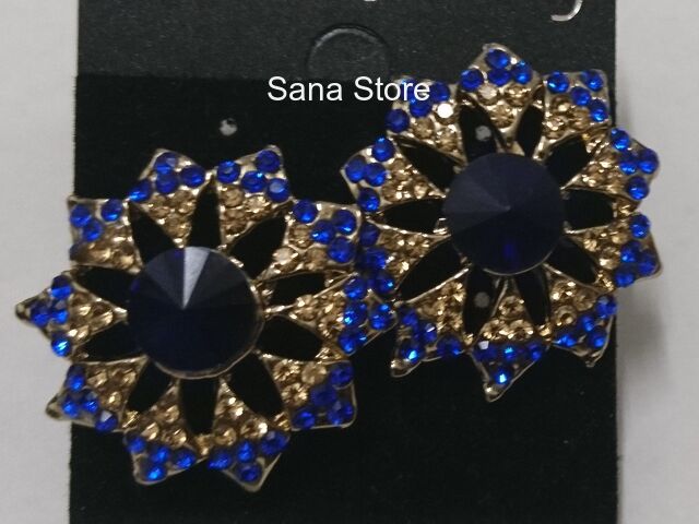 Darkblue Top Earring - 1