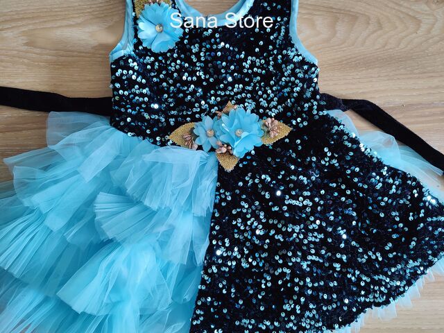 Blue Partyfrock 1 Age - 1