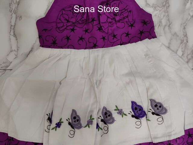 Baby Dress purple - 1