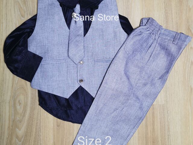 Boy Suit Size 2 Purplegrey - 1